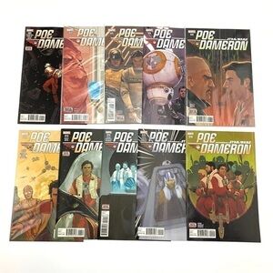 Star Wars Poe Dameron Marvel Comic Lot of 10 (2017)